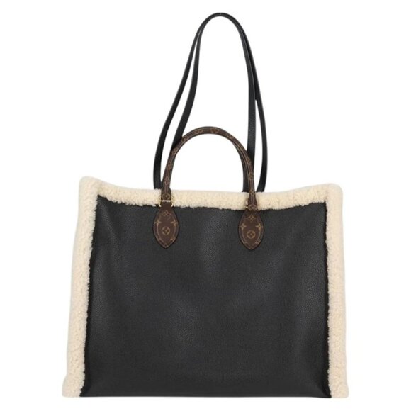 LOUIS VUITTON Monogram Shearing On The Go GM Tote Bag - Picture 2 of 16